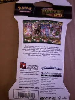 Sealed Pokemon Evolving Skies Sleeved Booster Pack (Rayquaza) - Image 2