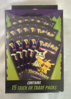 Pokemon Trick or Trade Booster Pack Set Sealed - 15 Packs - Image 1
