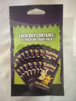 Pokemon Trick or Trade Booster Pack Set Sealed - 15 Packs - Image 2