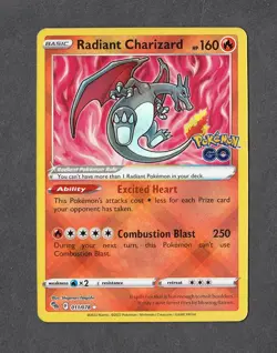 Pokemon GO Radiant Charizard 011/078 - NM-MT OR BETTER - Image 1