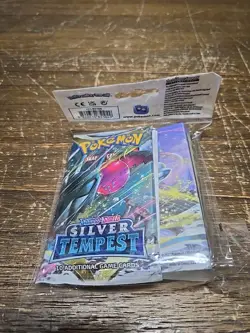 Pokemon TCG: Sword & Shield Silver Tempest Mini Portfolio 1 Booster Pack NEW - Image 3