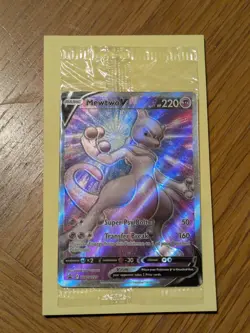 Mewtwo V SWSH229 - Sealed Pokemon GO TCG rare Black Star Promo - Mint/Pack Fresh - Image 1