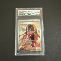 2024 Pokemon TWM en Special Illustration Rare #217 Carmine, PSA 10 Gem Mint - Image 2