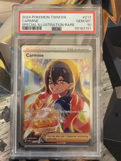 2024 Pokemon Twilight Masquerade 217 Carmine PSA 10 99183191 Wasteland Vault - Image 1
