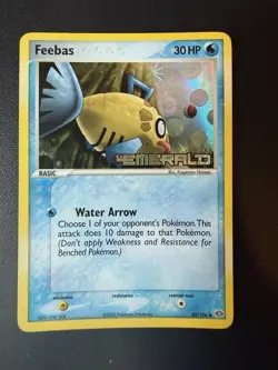 Feebas 50/106 | EX Emerald | Stamped Reverse Holo | English Pokemon | LP - Image 1