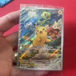 Pikachu Promo 027 Paldea Evolved ETB 2023 Pokemon CRIMP ERROR - SEALED - Image 1