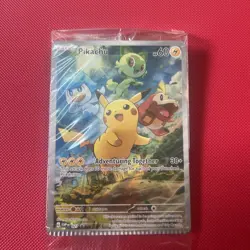 Pikachu Promo 027 Paldea Evolved ETB 2023 Pokemon CRIMP ERROR - SEALED - Image 5