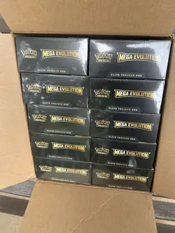 Pokemon Mega Evolution Elite Trainer Box ETB Lucario CASE LOT OF 10 *FAST SHIP* - Image 1