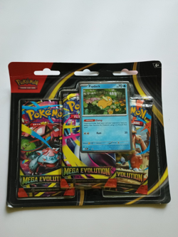 Pokemon TCG Mega Evolution 3 Pack Blister Psyduck promo Sealed - Image 1