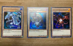 Blue Eyes-Red Eyes-Dark Magician 25th Anniversary LC01-EN Ultra Rare NM Yugioh - Image 1