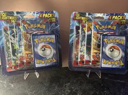 (2 sets) Pokemon TCG Lightning Set 4 Booster Packs 1 Bonus Card - Image 1