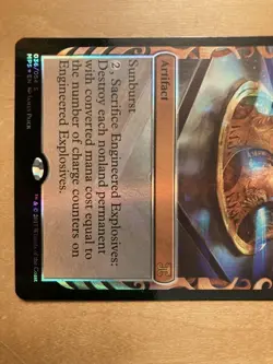 MTG MPS Designed Explosives Glossy Foil Card Magic The Gathering Used - Image 3