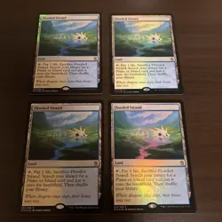 Overflowing Shore KTK Foil Magic The Gathering Card English Rare Used - Image 1