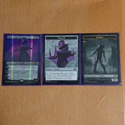 Liliana The Last Wish Guilds of Ravnica Mythic Edition Foil Card with Token Used - Image 1