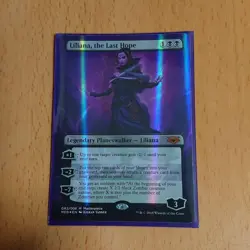 Liliana The Last Wish Guilds of Ravnica Mythic Edition Foil Card with Token Used - Image 2