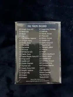 MTG Premium Foil Token Set Rare Collectible Card Games - Image 2