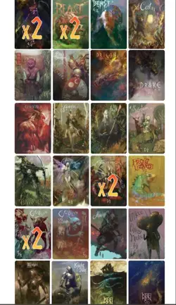 MTG Premium Foil Token Set Rare Collectible Card Games - Image 3