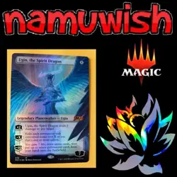 Ugin Spirit Dragon Foil English MTG Magic The Gathering BU Expansion Card - Image 1