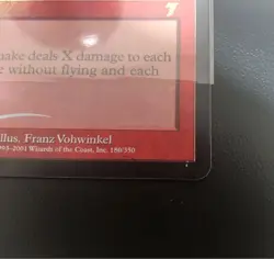 MTG 7th Edition Earthquake Foil English Card Play Condition - Image 3