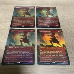Imperial Recruiter Foil Card Set 4 Pack Collectible Trading Card - Image 1