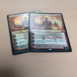 MTG Chandra Foil Leader of Rebellion 2-Piece Set Magic the Gathering card - Image 1