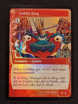 Goblin King Mystery Booster 2 Foil Magic the Gathering Card Used - Image 1