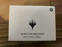 Secret Lair Black Is Magic Foil Edition Magic the Gathering Collectible Card - Image 2