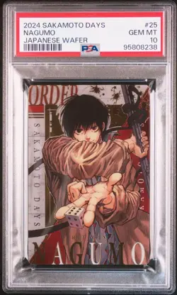 Sakamoto Days Wafer PSA10 Nagumo Renban ③ Trading Card Collectible - Image 3