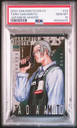 Sakamoto Days Wafer Card PSA10 Sakamoto Taro Collectible Trading Card Graded - Image 4
