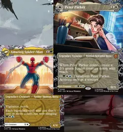 Peter Parker / Amazing Spider-Man Commander Deck Magic MTG EDH Ready-to-Play Alt - Image 1