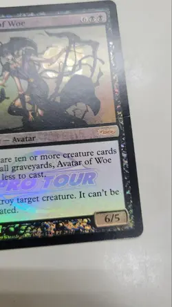 MTG Incarnation of Sadness Avatar of Woe Pro Tour Promo Foil Used - Image 2