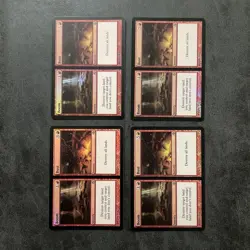 MTG Burst Flaw Foil Set of Four Used - Image 1