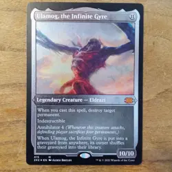 MTG Uramog English Etched Foil Magic The Gathering Used - Image 1