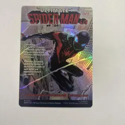 Miles Morales Ultimate Spider Man Foil MTG English Unused Collectible - Image 1