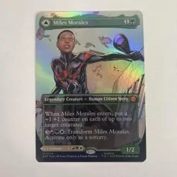 Miles Morales Ultimate Spider Man Foil MTG English Unused Collectible - Image 2