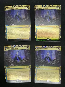 MTG Water Difficulty in the Lake Secret Lair Foil Set of 4 English Unused - Image 1
