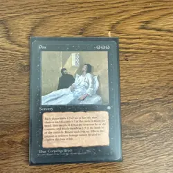 MTG Pox Ice Age Rare Socery Magic the Gathering MP - Image 1