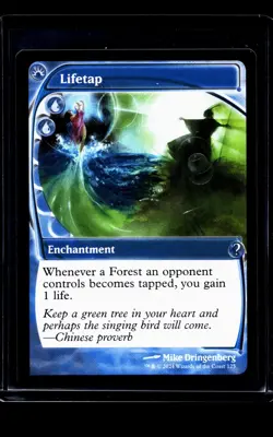 MTG Magic The Gathering MB2 Mystery Booster 2 Future Sight #125 Lifetap - Image 1