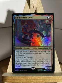 Spider-Man 2099 Foil Rare #0150 2025 MTG Marvel’s Spiderman NM-MT Look! - Image 1