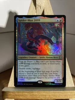 Spider-Man 2099 Foil Rare #0150 2025 MTG Marvel’s Spiderman NM-MT Look! - Image 2