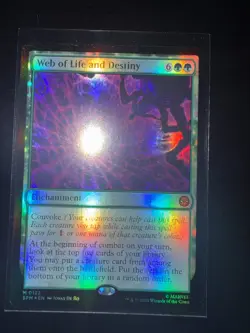 Web of Life and Destiny (FOIL) - [Marvel's Spider-Man] MTG Magic NM/M 🌳 - Image 1