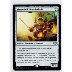 THREEFOLD THUNDERHULK mtg NM-M Commander: Edge of Eternities 1 Rare - Image 1