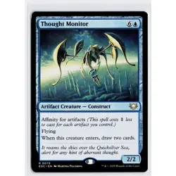 THOUGHT MONITOR mtg NM-M Commander: Edge of Eternities 1 Rare - Image 1