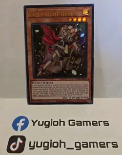 YUGIOH GEM KNIGHT QUARTZ MP24 1ST EDITION ULTRA LIGHT PLAYED - Image 1