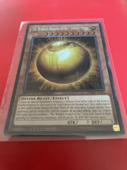 Yugioh The Winged Dragon of Ra - Sphere Mode SBC2-END03 Prismatic Secret NM - Image 2
