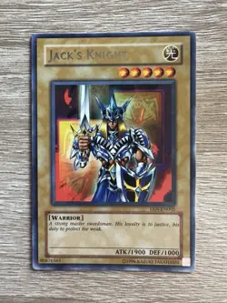 Yugioh! Jack's Knight Unl Edition EEN-EN005 Rare - LP - Image 1