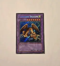 Yugioh Thousand Dragon Secret Rare MRD-143 LP - Image 1