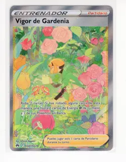 ~ESP~ SPANISH Vigor de Gardenia GG61 Crown Zenith Pokemon Card (C1) - Image 1