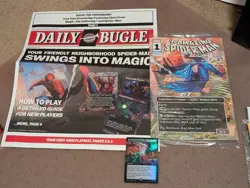 PAX West 2025 MTG Spider-Man Promo Comic, Newspaper And Sinister Six Card - Image 2