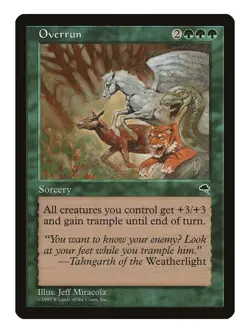 Overrun MTG Tempest Uncommon LP Lightly Played Single Card - Image 1